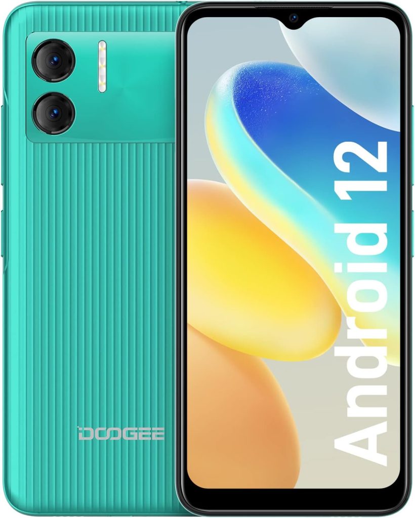 DOOGEE Android Phone 2023, X98 PRO 9GB+64GB Android 12 Cell Phones, Helio G25 Octa Core, Dual 4G Phones Unlocked, 6.5 FHD+ Display Smartphone, 4200mAh, Face ID, T-Mobile, US Version