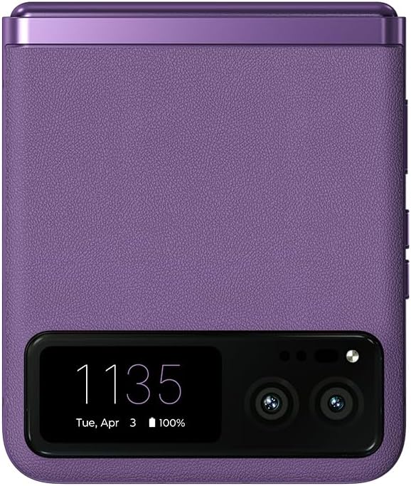 Motorola razr | 2023 | Unlocked | Made for US 8/128 | 32MP Camera | Summer Lilac, 73.95 x 170.82 x 7.35mm