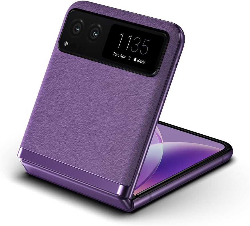 Motorola razr | 2023 | Unlocked | Made for US 8/128 | 32MP Camera | Summer Lilac, 73.95 x 170.82 x 7.35mm