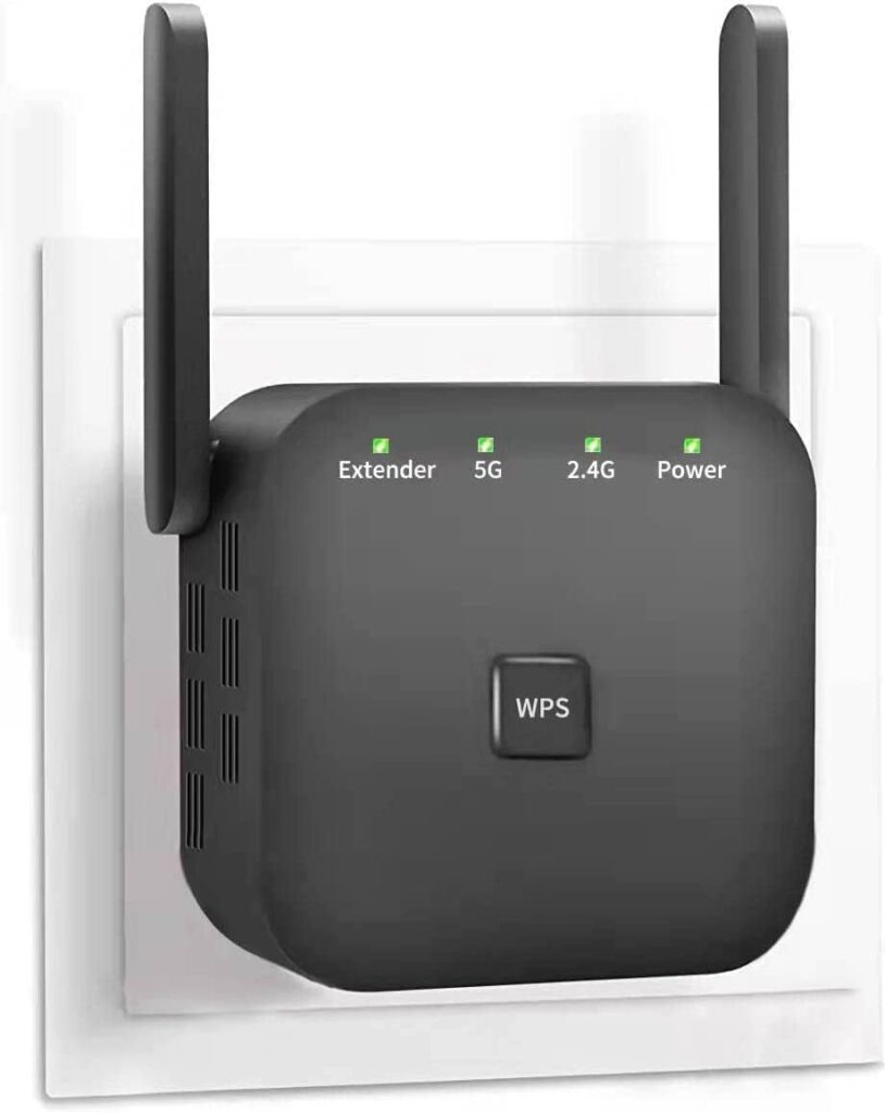 2023 Newest WiFi Extender, Repeater, Booster, Covers Up to 9860 Sq.ft and 60 Devices, Internet Booster - with Ethernet Port, Quick Setup, Home Wireless Signal