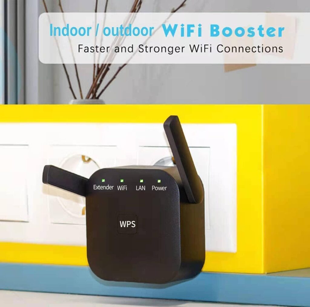 2023 Newest WiFi Extender, Repeater, Booster, Covers Up to 9860 Sq.ft and 60 Devices, Internet Booster - with Ethernet Port, Quick Setup, Home Wireless Signal