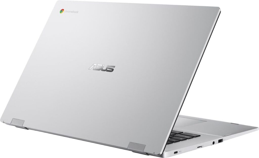 ASUS 2023 Flagship 17.3 FHD Chromebook Laptop, Intel Celeron N4500 (Upto 2.8GHz), 4GB RAM, 128GB (64GB eMMC+64GB SD), Webcam, WiFi 6,UHD Graphic, WiFi 6,10+ Hours Battery,Chrome OS +HubxcelAccessory