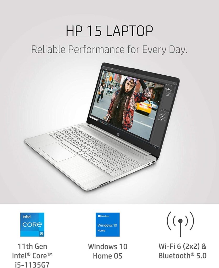 HP Newest Flagship 15.6 HD Touchscreen IPS Laptop, 4-Core i5-1135G7(Up to 4.2GHz, Beat i7-1060G7), 16GB RAM, 1TBGB PCIe SSD, Iris Xe Graphics, Bluetooth, WiFi, Windows 11 Home S,w/GM Accessories