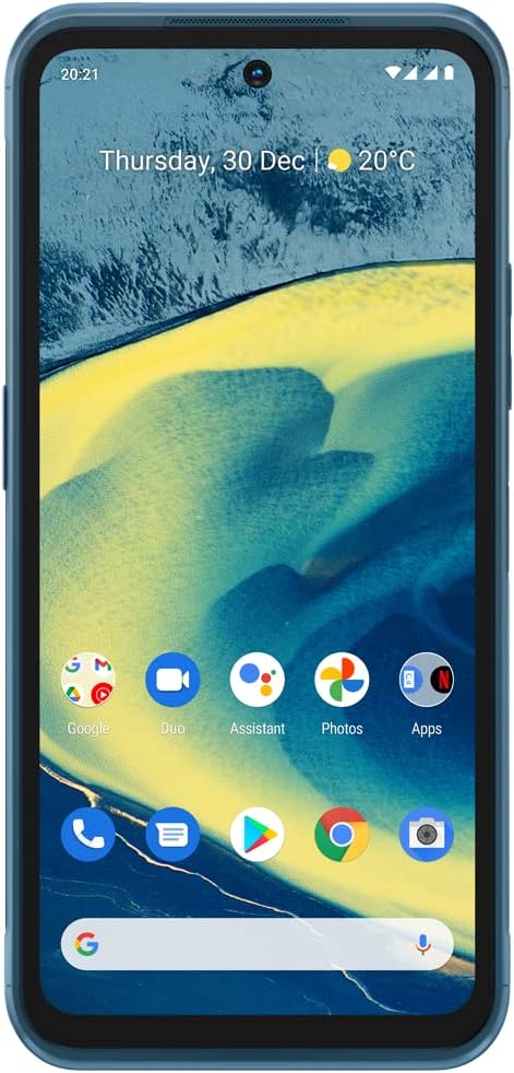 Nokia XR20 5G | Android 11 | Unlocked Smartphone | Dual SIM | US Version | 6/128GB | 6.67-Inch Screen | 48MP Dual Camera | Polar Night,Blue