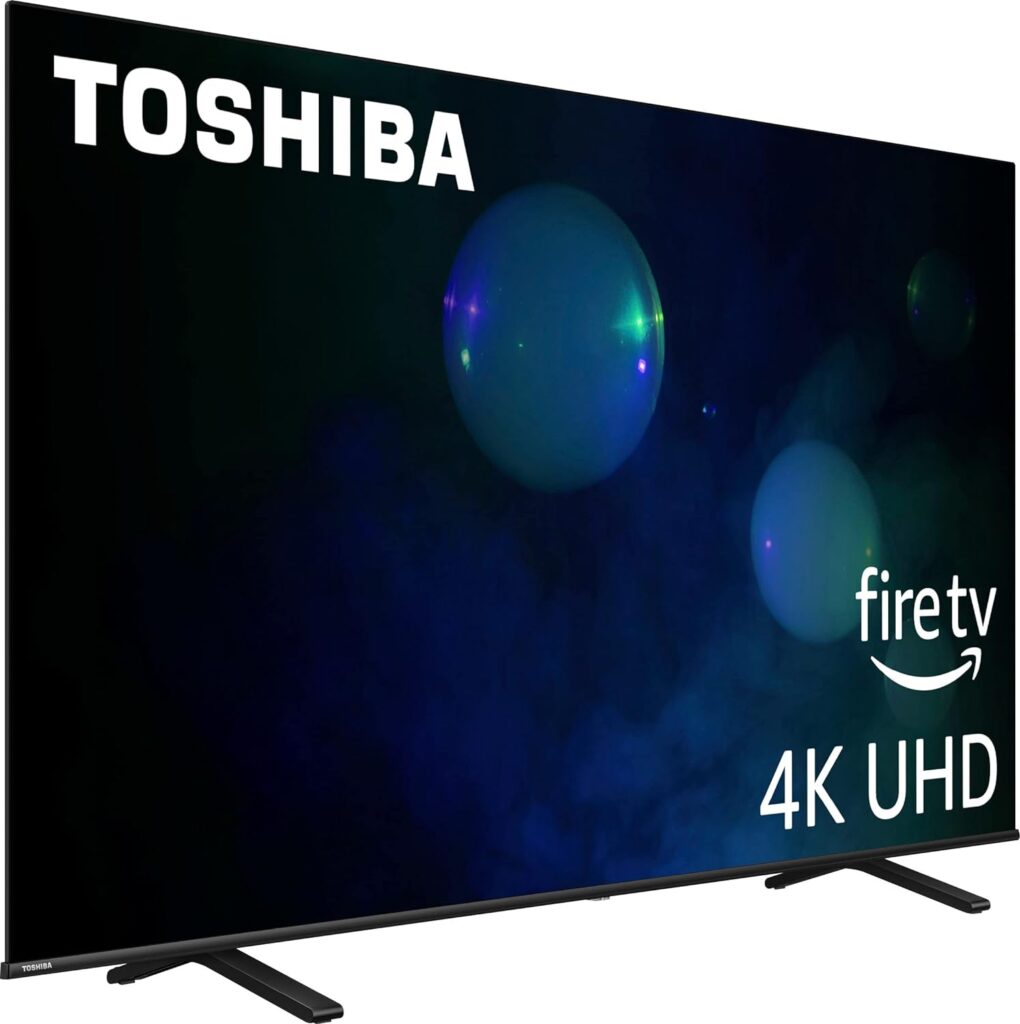 Toshiba 65-inch Class C350 Series LED 4K UHD Smart Fire TV with Alexa Voice Remote (65C350LU, 2023 Model)