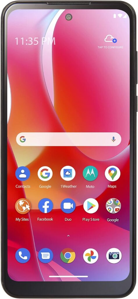 Simple Mobile Motorola Moto g Power (2022), 64GB, Black - Prepaid Smartphone (Locked)