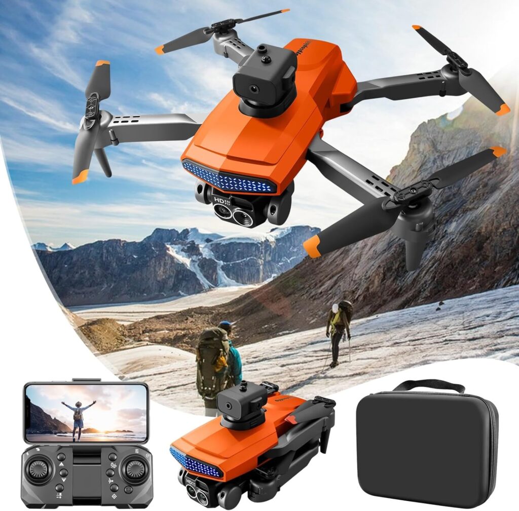 Drone with 4K Camera for Adults, Foldable RC Quadcopter with Obstacle Avoidance, Follow Me, Circle Fly, Headless Mode, Altitude Hold, Toys Gifts For Boys Girls Clearance Items Prime Of Day Deals