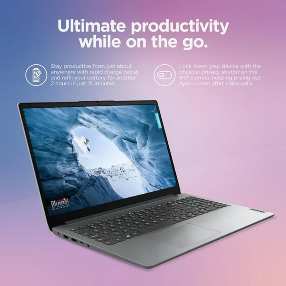 Lenovo 2024 Newest IdeaPad Laptop, 15.6 FHD Display, Intel 12th Gen core i5-1235U, 16GB RAM, 512GB PCIe4.0 SSD, Webcam, Wi-Fi6, Bluetooth, Windows 11 Pro, with Cefesfy Mousepad