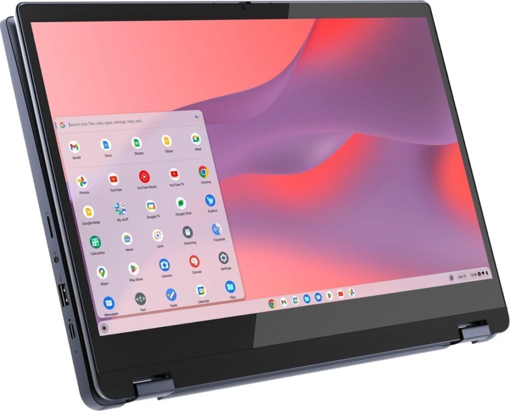 Lenovo Flex 3i Chromebook Spin 2-in-1 Convertible Laptop Business (2024), Intel Pentium N6000, 15.6 FHD IPS Touchscreen, 8GB RAM, 128GB (64GB eMMC+64GB Card) WiFi 6, Chrome OS+MarxsolAccessory